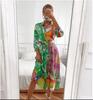 Vestido estampado popular de outono e inverno 2021 AliExpress Amazon em estoque