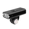 Luz Delantera de Aleación de Aluminio para Bicicleta Doble T6 Alto Lumen Luz Alta y Baja Luz para Ciclismo al Aire Libre Carga USB Juego de Luces Delanteras y Traseras