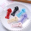 Pinza para el cabello de espina de pez, pinza para flequillo, pinza para el cabello brillante sin costuras, popular en Xiaohongshu, accesorio de pinza para el cabello DIY de alta calidad dopamina