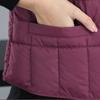 Chaleco de Algodón para Mujer de Mediana Edad y Anciana Ropa de Madre Talla Grande con Sobrepeso Chaleco Cálido Abuela Usando Bolsillo en Casa