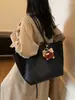 Bolsa de Tela Oxford para Mujer Gran Capacidad 2025 Nuevo Otoño e Invierno Versátil Bolso de Hombro Estudiante Universitario Clase Trabajo Ropa Bolso Tote