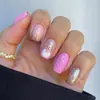 Uñas Vestibles Navideñas 2024 Copo de Nieve Amor Muñeco de Nieve Manicura Cortas Almendra Lazo Uñas Largas Europeas y Americanas Venta al por Mayor