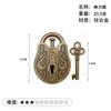Rompecabezas Mágico aguja de oro herradura cerradura cuadrada desbloquear cerradura Luban quema cerebro cerradura Kong Ming cadena triangular alto CI tomar cosas