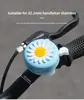 1 peça Campainha de Bicicleta Patinete Super Alta para Crianças Bicicleta de Montanha Carrinho de Bebê Guidão Campainha de Flor Desenho Animado Acessórios de Decoração