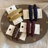 Estilo Coreano Outono/Inverno Versátil Malha Bolinhas Presilha Longa Oval para Cabelo Franja bb Clip Toque de Luxo Presilha para Fios Soltos Grampo