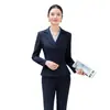 Traje Formal de Doble Botonadura para Mujer, Colección Primavera-Otoño 2026, Ropa Profesional Formal para Salón de Belleza y Recepción de Hotel
