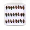 Anzuelo para ninfa cabeza de cobre Anzuelo para pesca con mosca Atado a mano Sumergible Cebo artificial Venta al por mayor Ninfa Caddis
