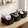 Cesta de Almacenamiento Tejida con Hilo de Algodón Nórdico Cesta de Almacenamiento para el Hogar Cesta de Almacenamiento para Escritorio Juguetes Meriendas Cesta para Ropa Sucia Venta al por Mayor Transfronteriza