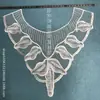 Directo de fábrica poliéster cuello ligero cuello de encaje bordado accesorios de ropa bordado costura a mano pegatinas de tela