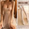 Paja Niña con Varilla Push-Up Pecho Pequeño Lencería Sexy Bata de Noche Habitación Privada Nuevo Pijama Sexy con Empalme de Malla 1182