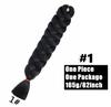 Peluca de trenza grande de color de comercio exterior xpression trenza sucia negra africana fibra química trenza grande
