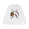 Marca de Moda Suministro Mayorista Transfronterizo Comercio Exterior Camiseta de Manga Larga Pe Pesado 300g Tiburón Top Tee 2