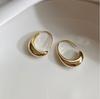 Aretes de Lujo Ligero de Alta Gama Versátiles Moda Estilo Cool Aretes Tendencia Nicho Diseño Elegante Aretes Aretes