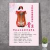 Anúncio de Imagem para Reparo Pós-Parto Produção de Cartaz de Reabilitação Yuezi Kang Hai Bao Lactação Pélvis Recuperação Uterina Decoração de Pintura Pendurada