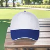 Gorra publicitaria de primavera y verano, directa de fábrica, gorra con visera para deportes al aire libre, protección solar, transpirable, bicolor, logotipo impreso al por mayor.