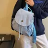 Mochila Escolar 2026 Casual Grande Capacidade Leve Nova Nicho Fresca Estilo Xadrez Bolsa Escolar Feminina Mochila Universitária