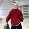 Ropa de Invierno para Niños Niños Suéter Engrosado Jacquard de Diamantes Cuello Medio-Alto 2026 Otoño/Invierno Suéter de Capa Base Cálida para Niños Transfronterizo
