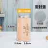 Botella de Plástico para Té de Leche 500ml Cuadrada Portátil Botella para Jugo Té Cold Brew Transparente Botella para Bebidas Desechable Botella para Té de Frutas