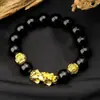 Pulseira Série Guofeng Mais Vendida Internacionalmente Lanterna Dourada Besta Devoradora de Ouro Quatro Cores Atmosférica Corrente Nacional Pulseira Artesanal para Mulheres
