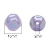 Contas Eletrodepositadas de Cor Sólida em Acrílico Contas de Fio Fig Fio Contas Soltas para DIY Manual Colar Pulseira Vestuário Acessórios Atacado