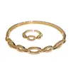 Conjunto de Pulseira e Anel Geométricos de Zircônia Personalizado e Fashion para Mulheres, com um Toque de Luxo Leve e Acabamento de Alta Qualidade, Conjunto de Pulseira Aberta