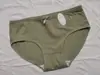 Pantaletas de Hilo Pantaletas de Dibujo con Aguja para Mujer Braguitas Sexy de Cintura Media Braguitas de Algodón