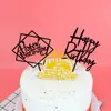 Toppers de Cumpleaños Acrílicos, Estilo de Letra Clásico, Letras de Feliz Cumpleaños Escritas a Mano, Decoraciones para Pasteles, Paquete de 10