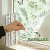 Adesivos de Vidro Retrô Estilo Francês, Translúcidos e Transparentes, para Banheiro e Lavabo, Película Estática Fosca Anti-Espionagem