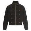 Chamarra de Vuelo Hombro Recto Estilo Hip-Hop Subcultura Qilinjia para Hombres y Mujeres, Chaqueta Corta Estilo Americano de Hip-Hop para Parejas, Primavera y Otoño
