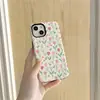 Funda Rosa de Tulipán Japonesa y Coreana Más Vendida para iPhone 16, Alto Valor Estético, Funda Dura de Película de Doble Capa para Apple 17