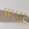 Brincos de Franja em Ouro 18K Lichuan Joias para Orelha Diamante Incrustado Luxo Leve Toque de Alto Padrão Piercings Brincos de Pino Brincos de Aço Inoxidável Não Desbotam