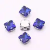 Acessórios de Joias DIY Prontos de Fábrica Diamante de Vidro com Formato Especial Acessórios para Roupas Decoração de Vestido de Noiva Garra D Quadrada Costura à Mão