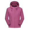 Chaqueta Ligera para Mujer para Exteriores Tela GORE-TEX Impermeable Transpirable Forro de Malla Corte Holgado Chaqueta con Capucha para Senderismo Trekking