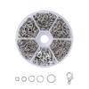 Anel de Miçangas DIY Fecho Lagosta Anel Único Conjunto Caixa de Combinação para Colares, Pulseiras e Acessórios de Joias