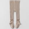 25 Leggings Nuevos de Primavera y Otoño para Niños Pantimedias para Niñas Calcetines de una Pieza Leggings Pantimedias de Rayas Verticales Algodón Peinado