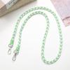 Yilian nuevo color a juego estilo Chanel trenza tejida bandolera cadena funda para teléfono cordón bolsa correa para hombro anti-pérdida largo mujeres