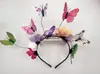 Venta Caliente Transfronteriza de Amazon Diadema de Mariposa Anillo para el Cabello Tocado Super Hada Hada Mori Corona de Novia Diadema de Boda