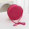 Bolsita Pequeña Linda de Verano para Niños Bolso Nuevo para Mujer Celebración en Línea Monedero de Moda Bolso de Paja Bolso Cruzado de Viaje para Bebé Moderno