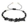 Pulsera Tejida a Mano Nueva Colorida Asimétrica Cuentas de Arroz de Grava Pulsera Trenzada Mixta Pulsera Tejido Creativo