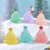 Navidad transfronteriza que brilla en la oscuridad pequeña uva árbol de Navidad micro-paisaje escena de nieve decoración pequeño adorno Navidad accesorios DIY