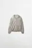 Blusa de tricô FanShun XH estilo coreano, gola polo leve, nova peça versátil de outono de Dongdaemun, manga longa slim fit para mulheres
