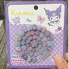 Pegatinas de uñas con dibujos animados de Frozen, blancas como la nieve, luminosas en 3D, auténticas, para niños y niñas