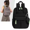 Bolso de mano casual para viajar, bolsa multifuncional para el día a día, mochila de color liso estilo outdoor, mochila de viaje ligera e impermeable