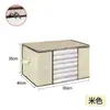 Bolsa de Almacenamiento para Edredones de Gran Capacidad Transfronteriza con Ventana Transparente, Bolsa Organizadora de Ropa, Bolsa para Empacar Edredones para Mudanza y Organización del Hogar