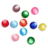 Cuentas de Ojo de Gato Coloridas de Doble Cara, Cuentas Redondas Hechas a Mano de Alta Calidad para DIY con Agujero Recto, Accesorios para Cadena de Teléfono, Bolsa, Adorno Colgante de Coche