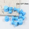 Acrílico Creativo Colorido Pintura Tornillo Perforado Cuentas DIY Cadena de Teléfono Móvil Bolso Colgante Joyería Accesorios Material
