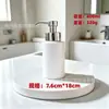 Botella de vidrio estilo Ins para gel antibacterial sensación de alta gama botella espumosa tipo prensa uso en hotel botella recargable para champú gel de ducha