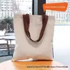 Sacola Tote de Lona em Branco Pronta para Uso Personalizada Ecologicamente Correta Sacola de Compras Sacola de Lona Sacola de Lona Personalizada Logotipo Personalizado