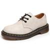Zapatos Bajos de Lona 1461 de Cuero Genuino para Hombre Estilo Británico Talla Grande Botines Punta Redonda para Hombre y Mujer Pareja Casual de Trabajo