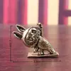 Figura Popular Transfronteriza Pequeña Hecha de Latón Puro, Decoración Creativa Retro para el Hogar, Mascota de Té para Escritorio, Adorno Artesanal